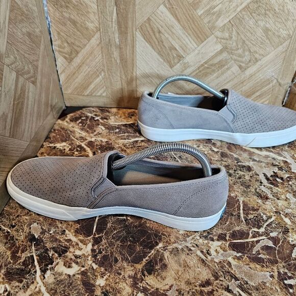 Keds women's low slip-on gray shoes size 10. 412 - Picture 2 of 11